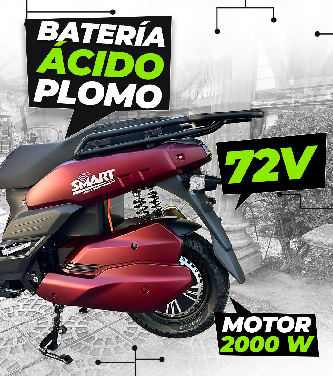 Moto eléctrica Tank (2000W)