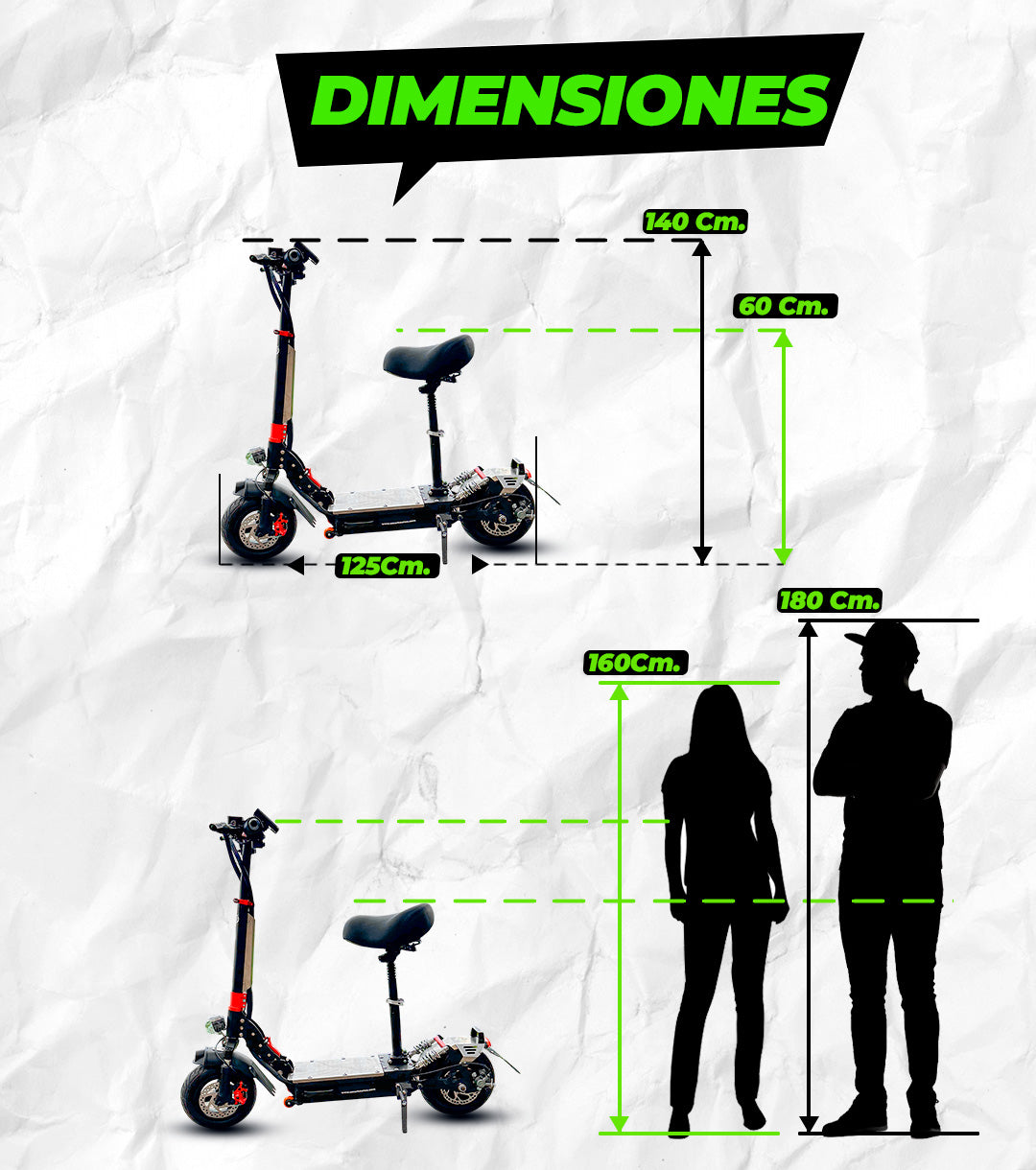 Monopatin Scooter 800W
