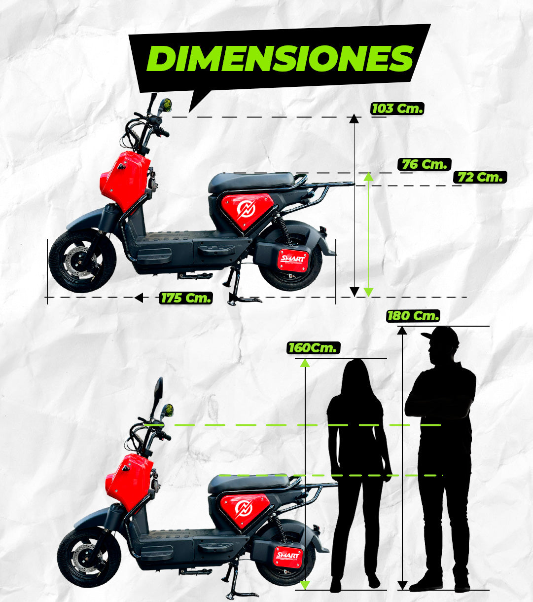 Moto eléctrica NEO 800W