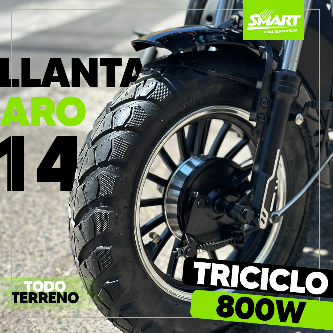 Triciclo Electrico V2 Smart 800W