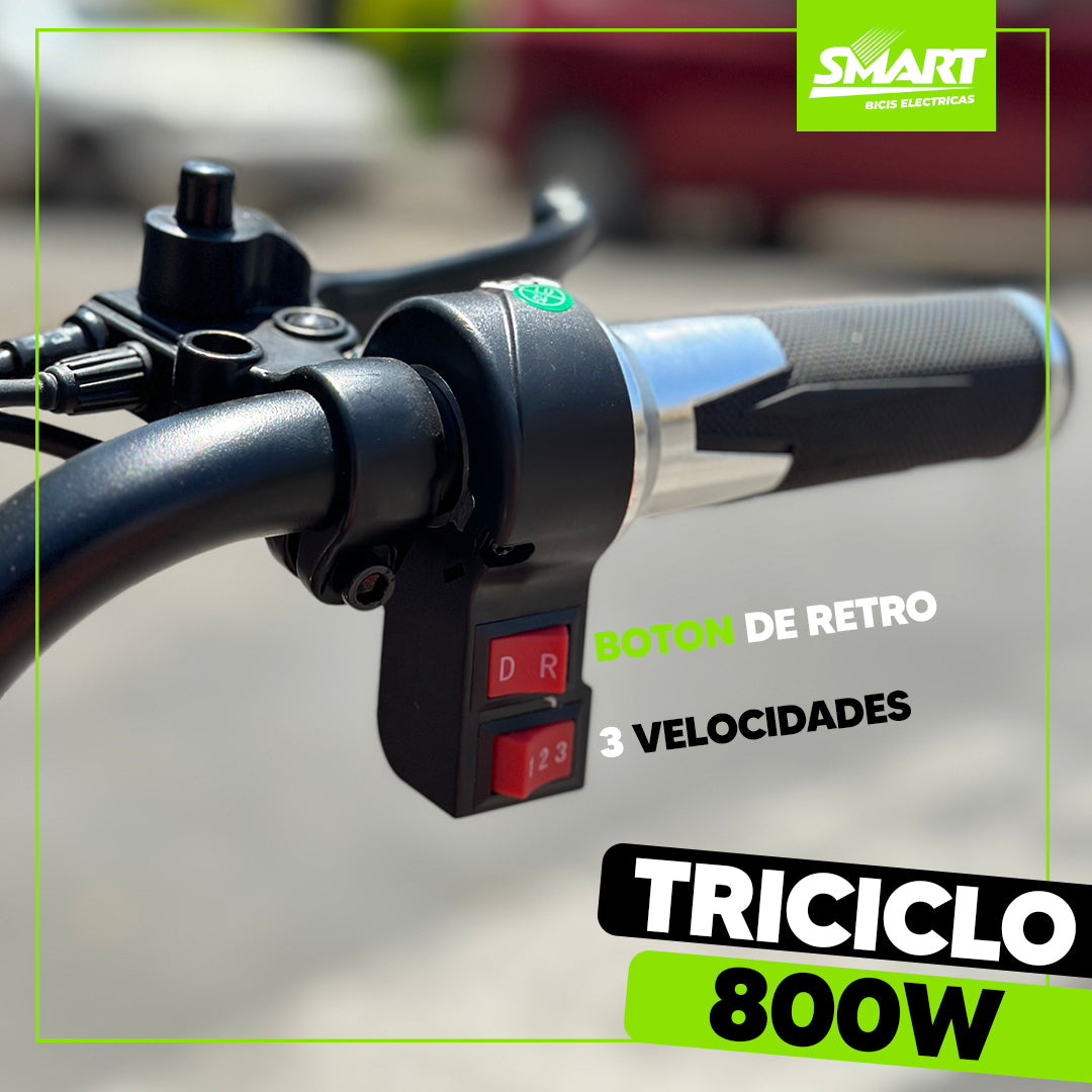 Triciclo Electrico V2 Smart 800W