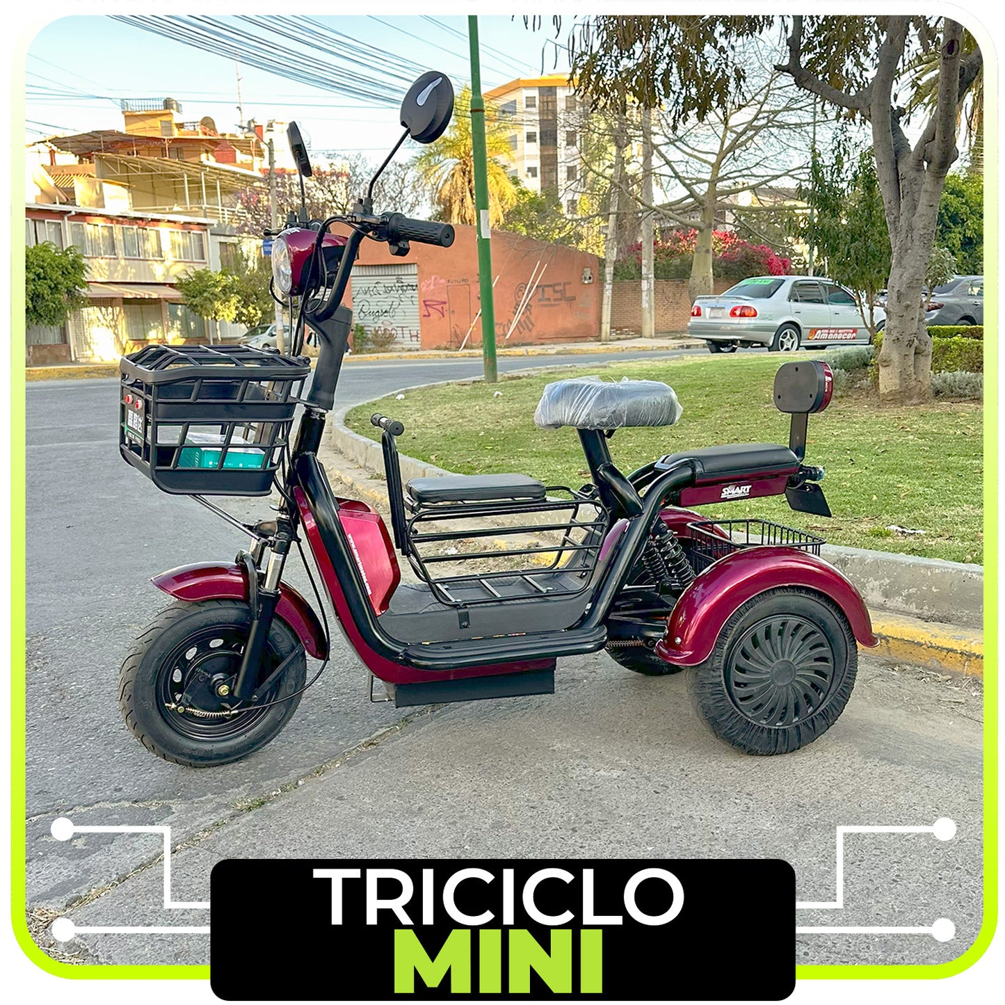 Trimoto Mini Eléctrico 800w
