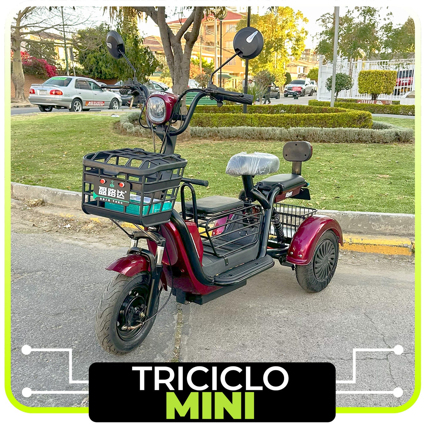 Trimoto Mini Eléctrico 800w