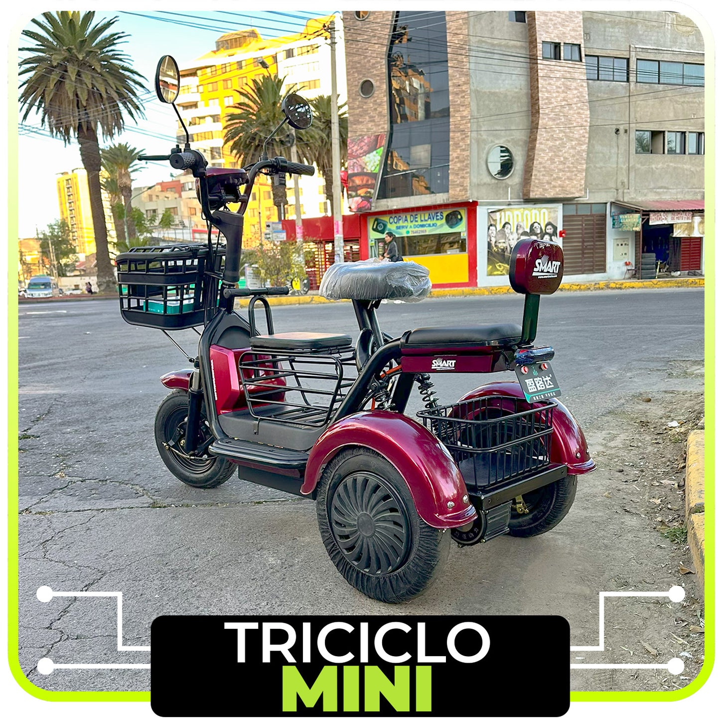 Trimoto Mini Eléctrico 800w
