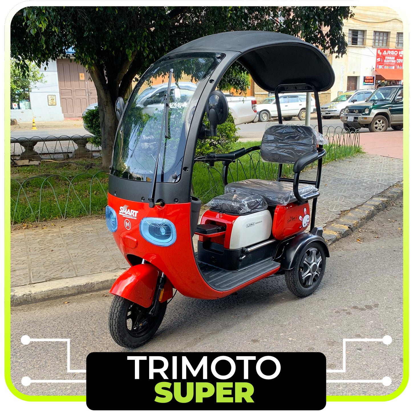TRIMOTO SUPER CON TECHO