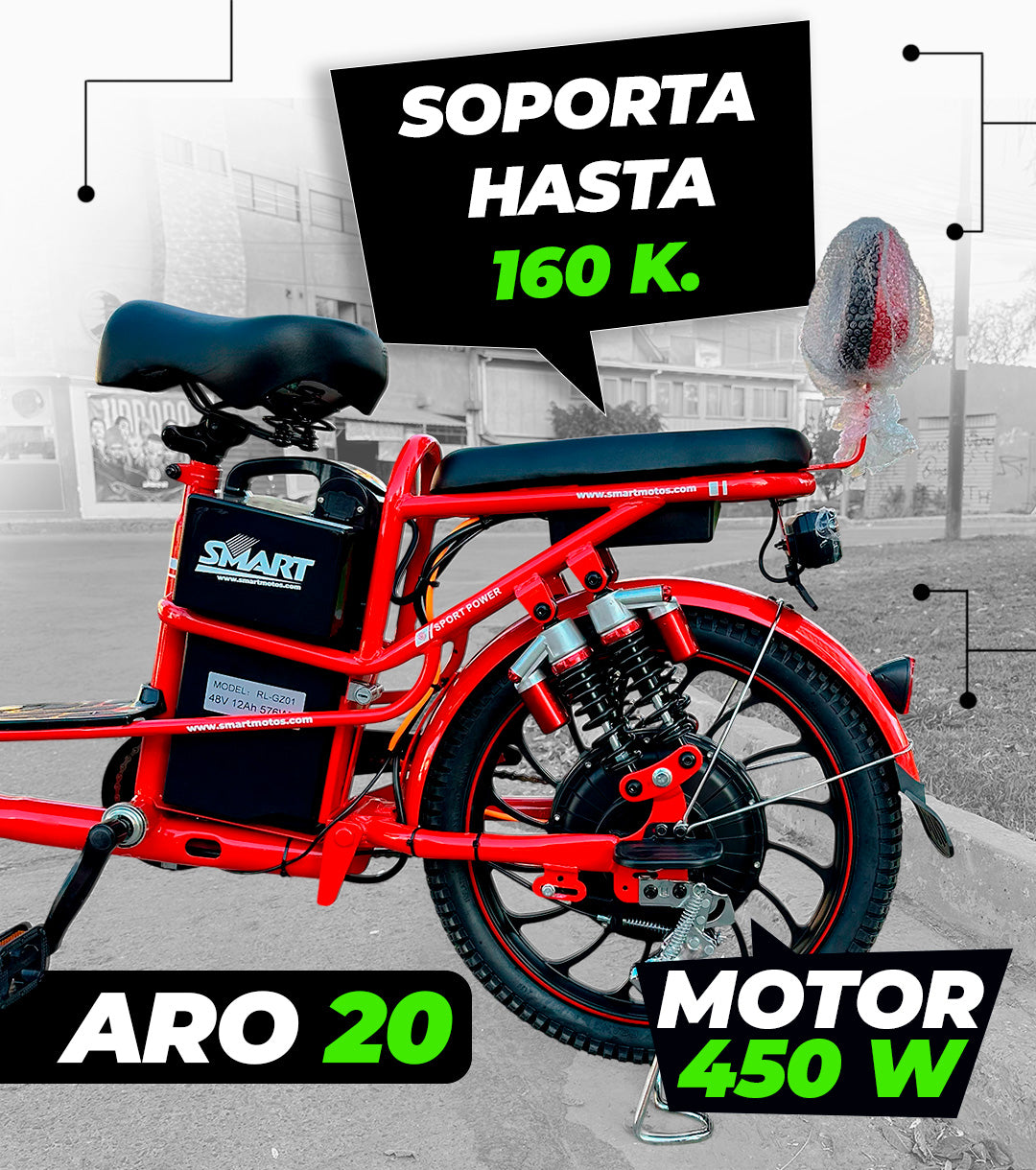 Bici Eléctrica Clásica  Pro V1