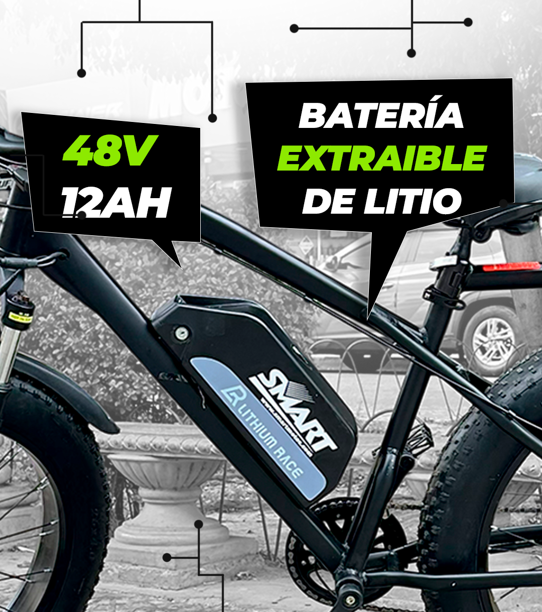 Bicicleta Race Fat Aro 26