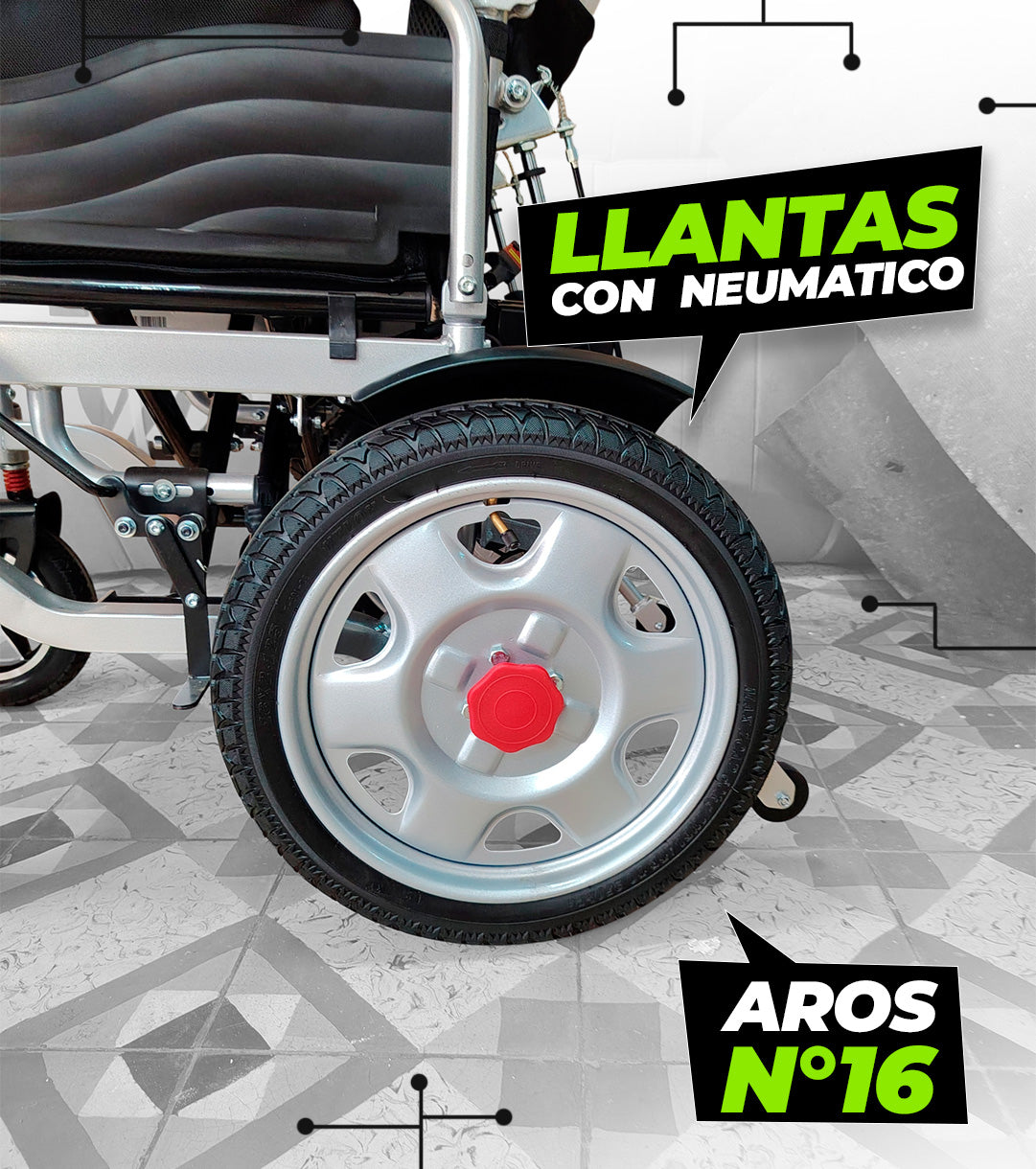 Silla de Ruedas Inclinación Manual