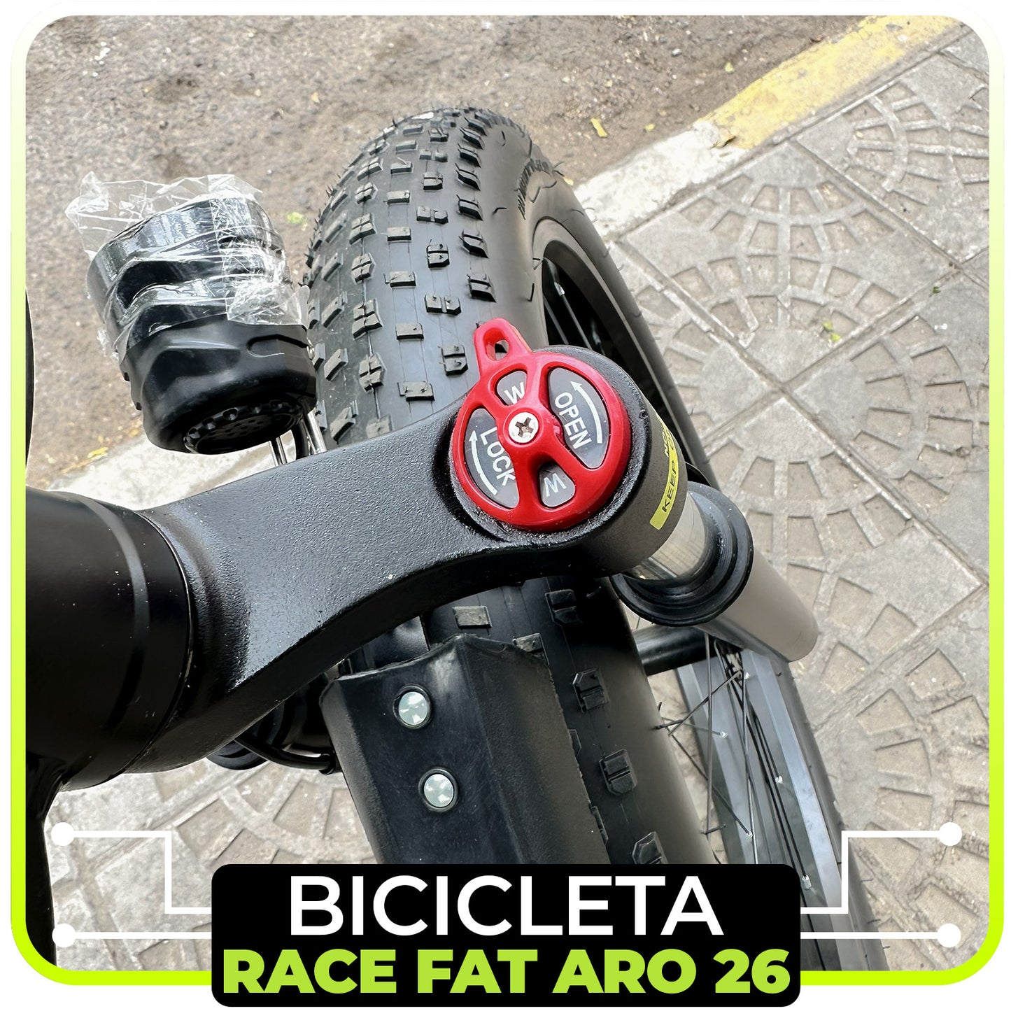 Bicicleta Race Fat Aro 26