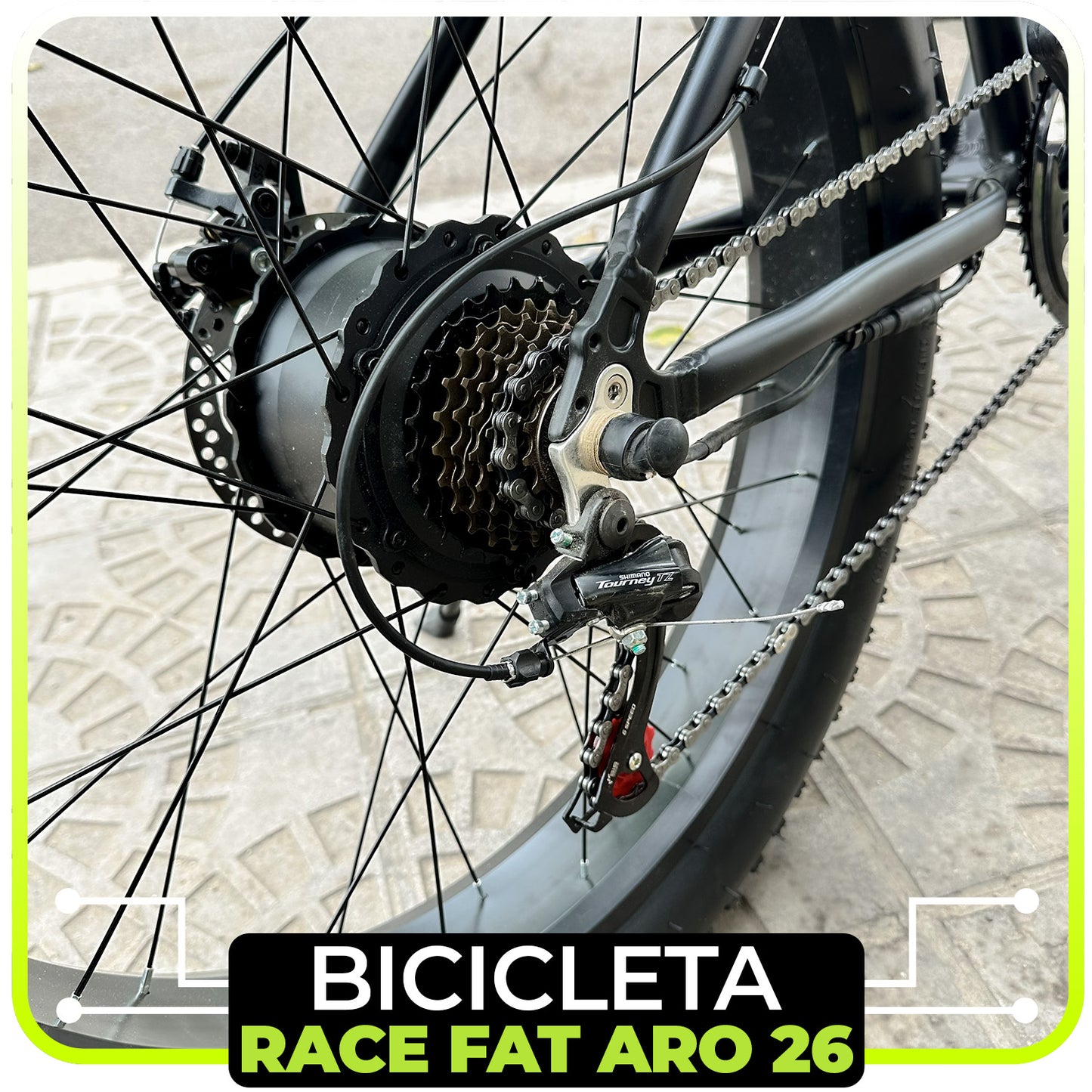Bicicleta Race Fat Aro 26