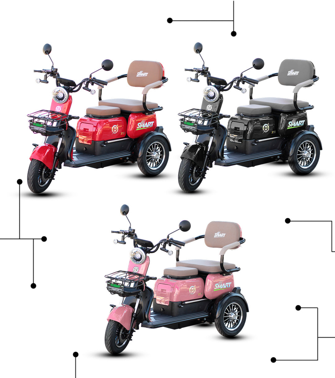 Trimoto X15 PLUS de (1500 W)