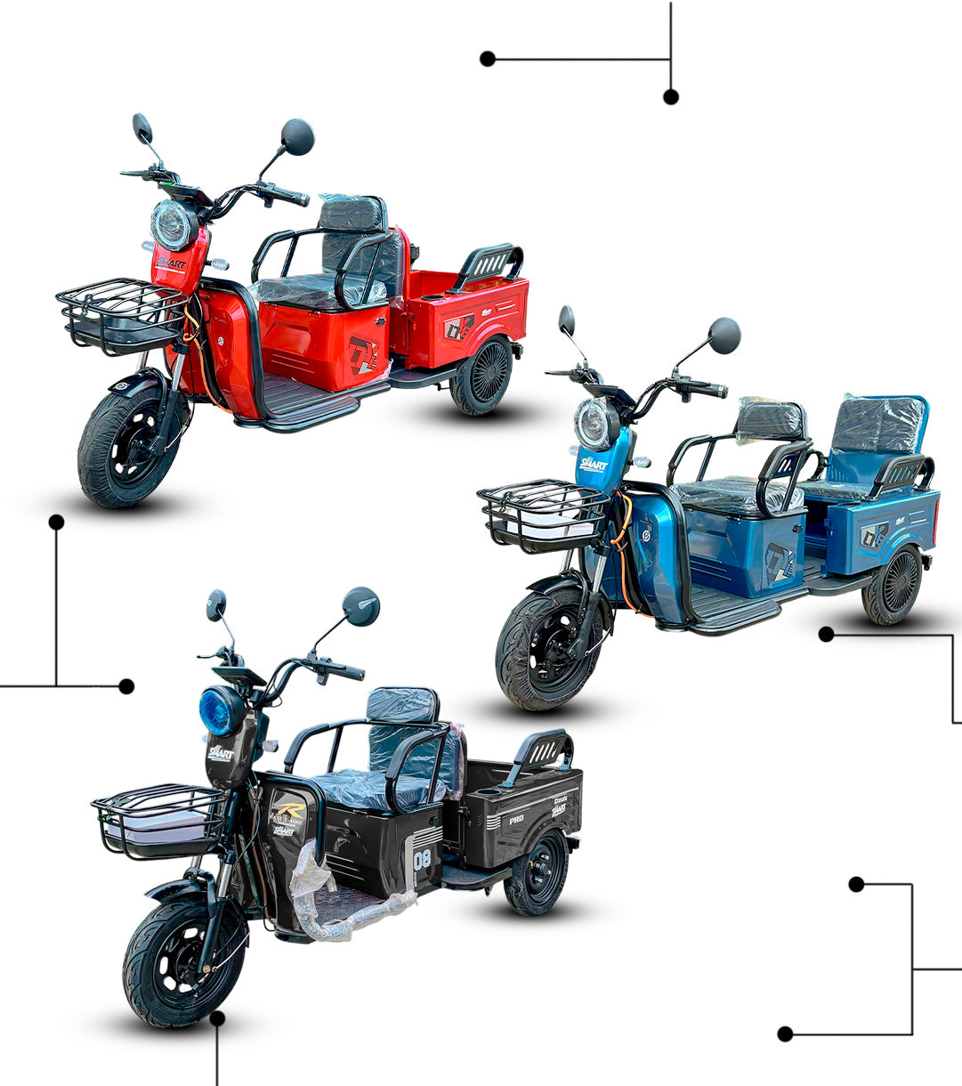 TRIMOTO METÁLICA 1000W