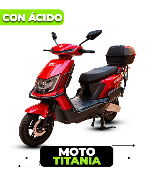 Moto Eléctrica Titania con Ácido