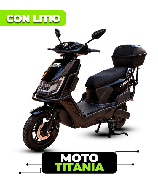 Moto Eléctrica Titania con Litio