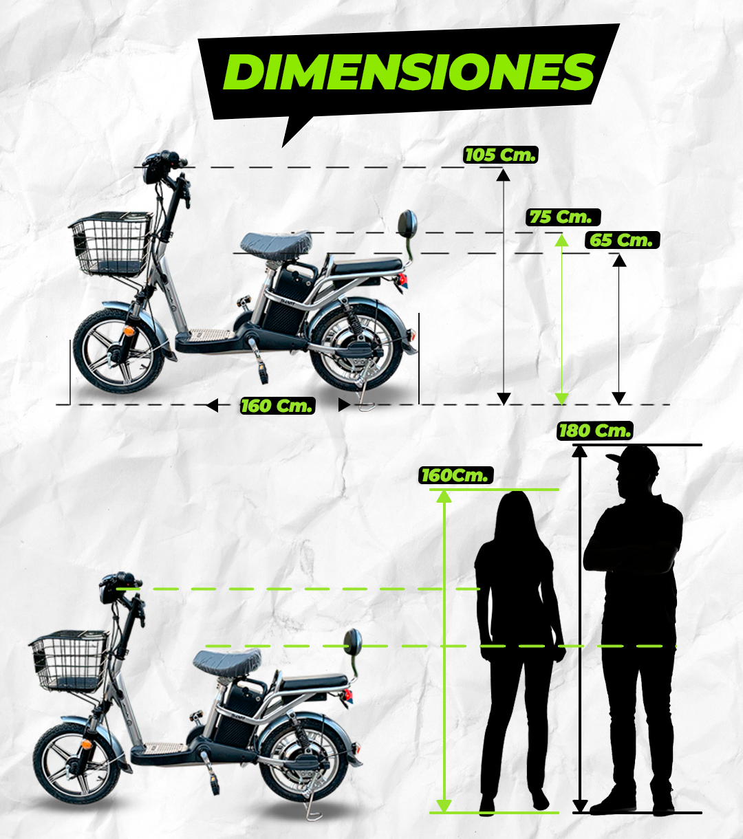 Bici Eléctrica AIMA Plus