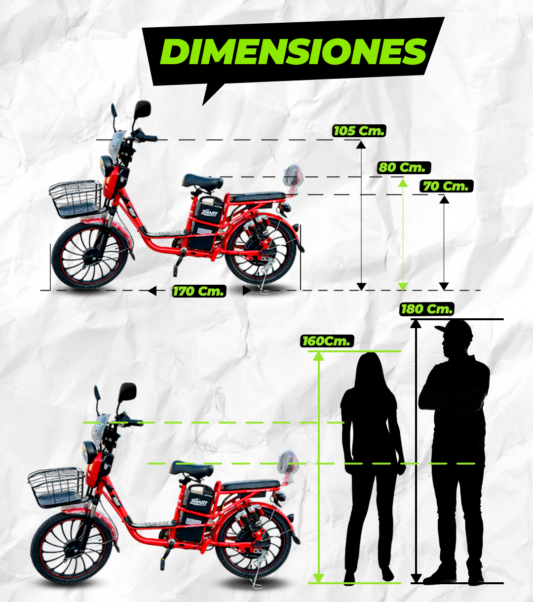 Bici Eléctrica Clásica  Pro V1