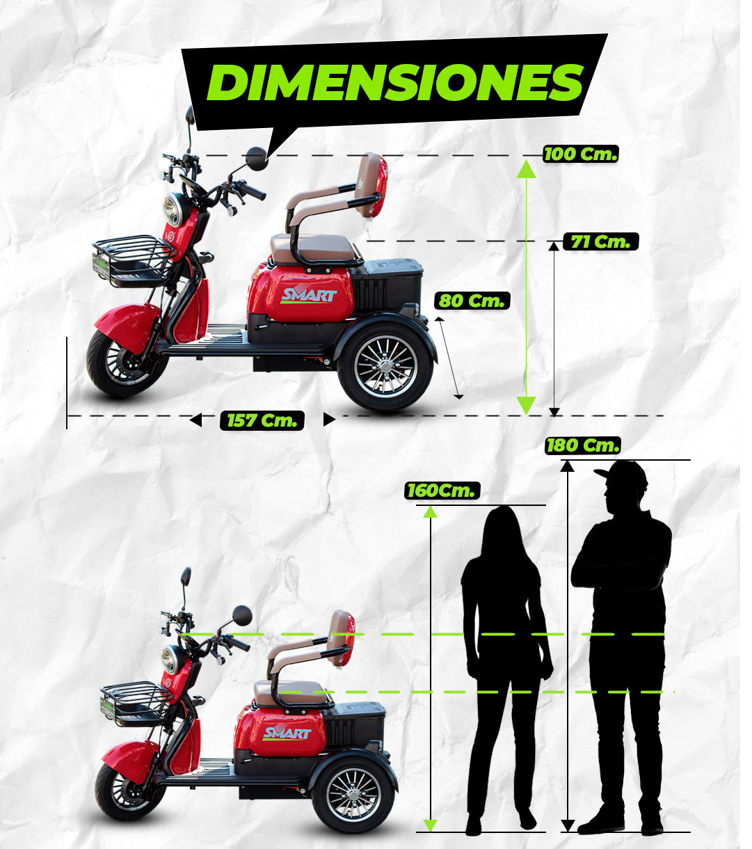 Trimoto X15 PLUS de (1500 W)