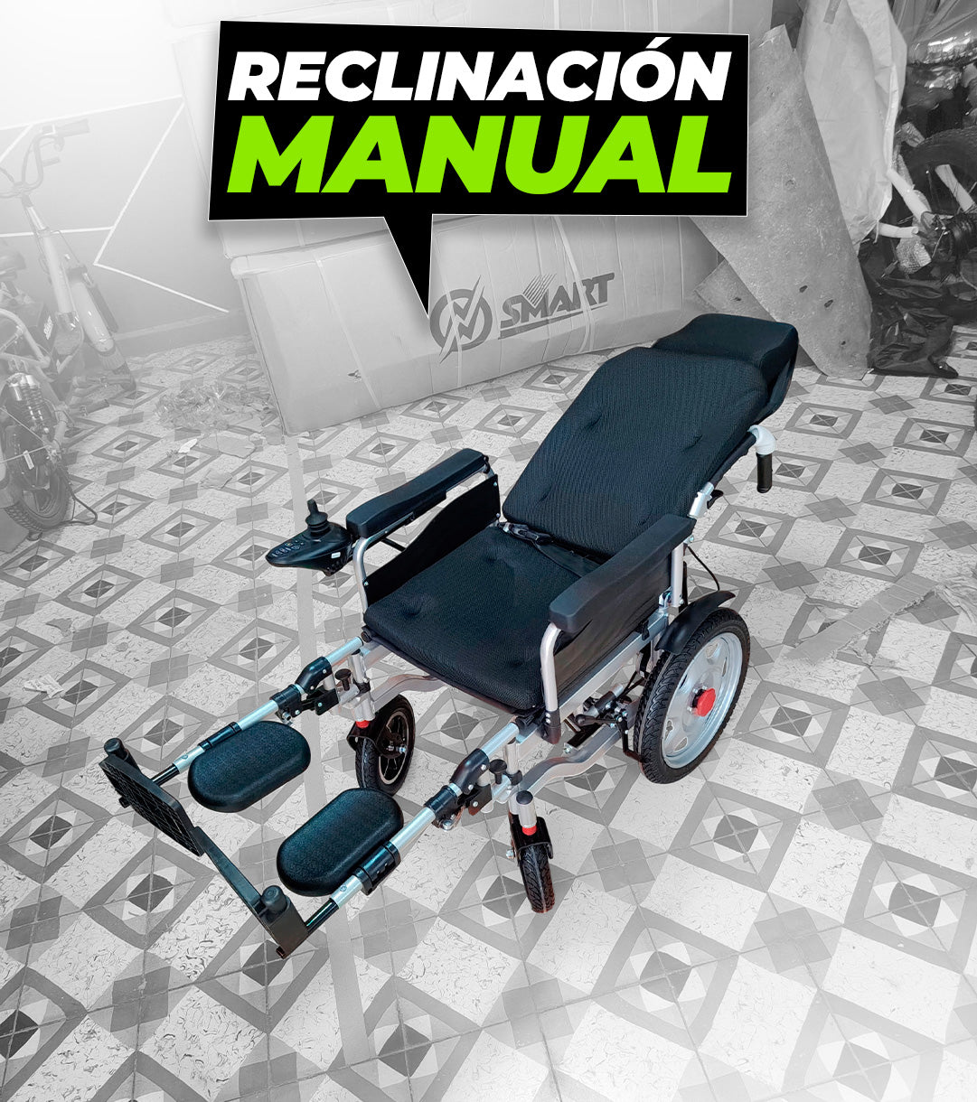 Silla de Ruedas Inclinación Manual