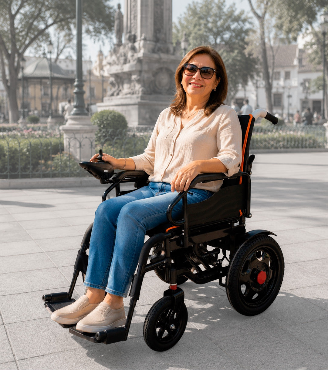 Silla de Ruedas Eléctrica con suspensión