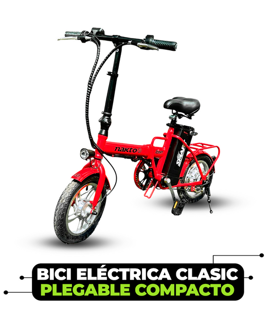 Bici Eléctrica Clasic Plegable Compacto