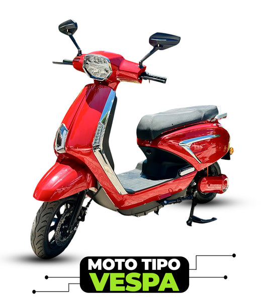 Moto eléctrica Tipo Vespa 1200W