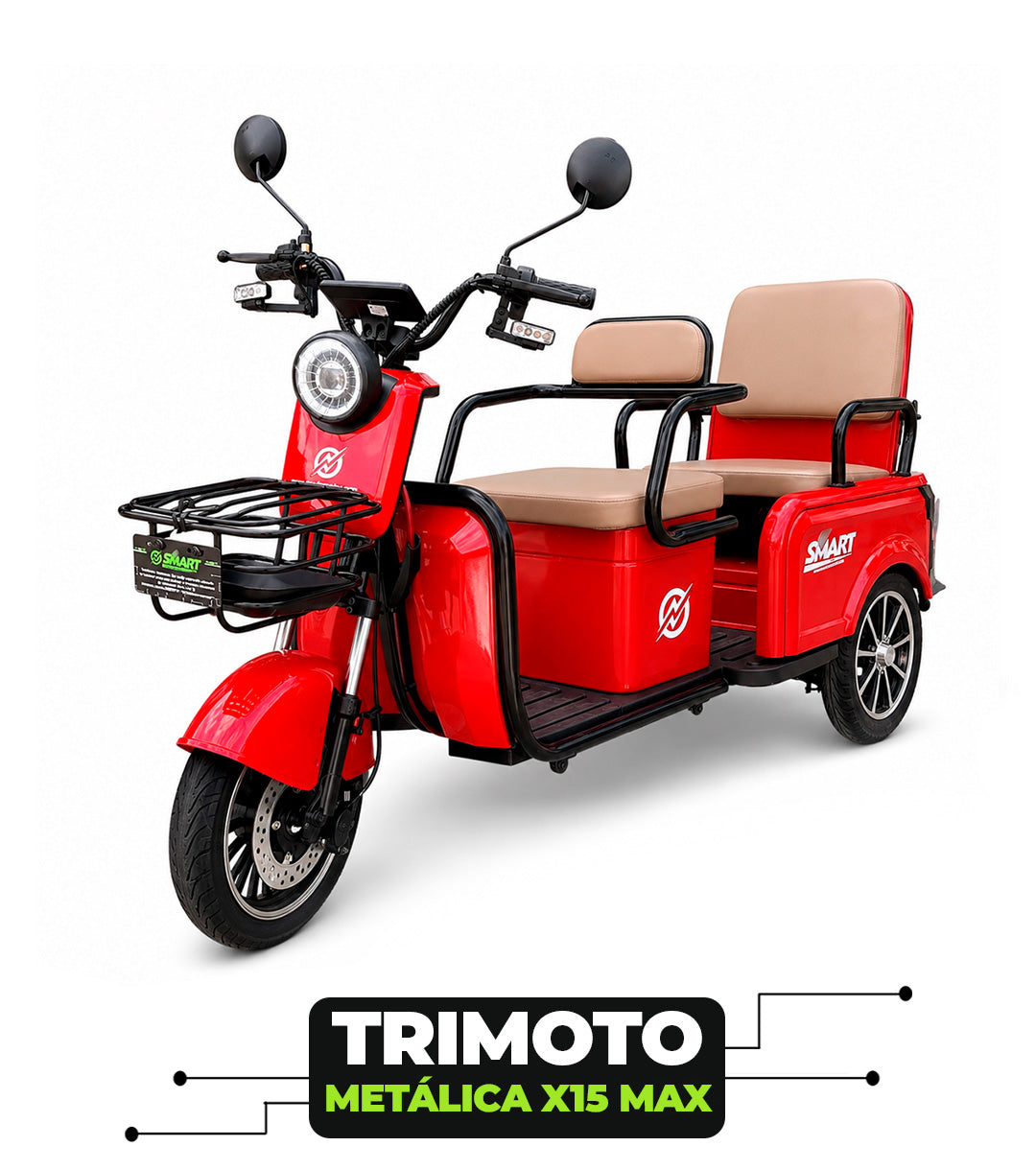 Trimoto Metálica X15 MAX (1500W)