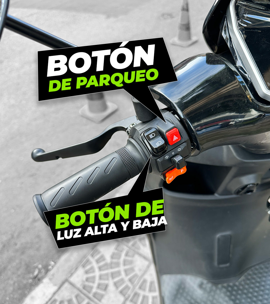 Moto eléctrica Flash 1200W