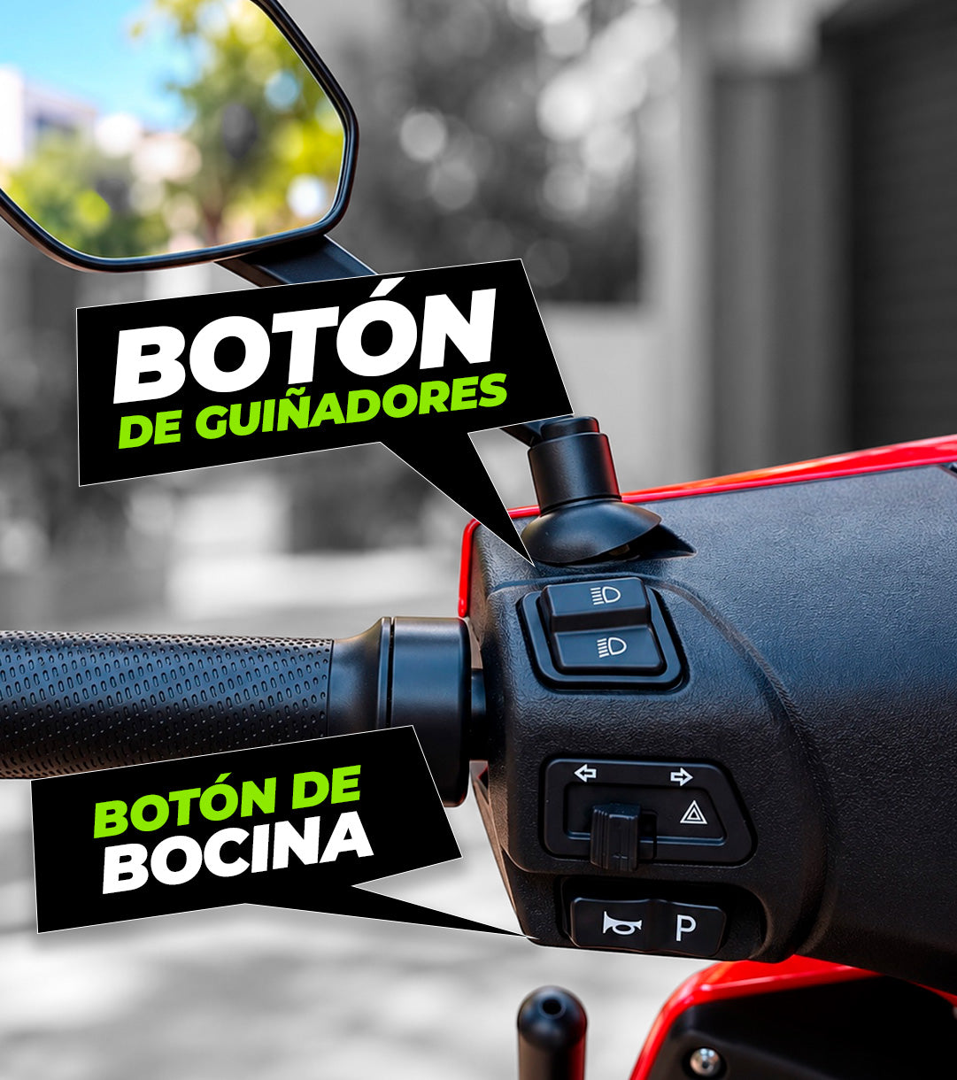 Moto Eléctrica Titania con Litio