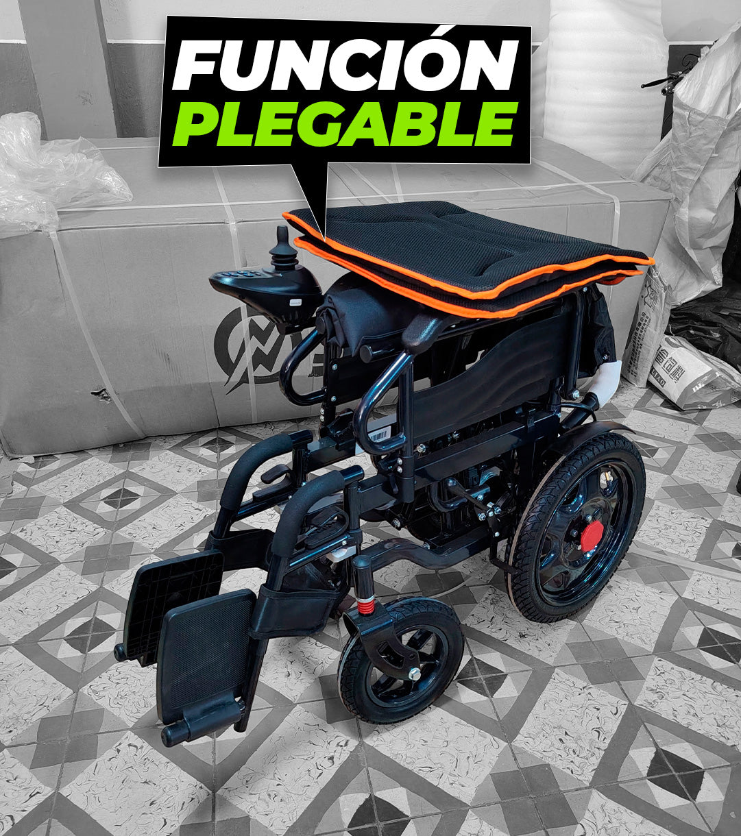 Silla de Ruedas Eléctrica con suspensión