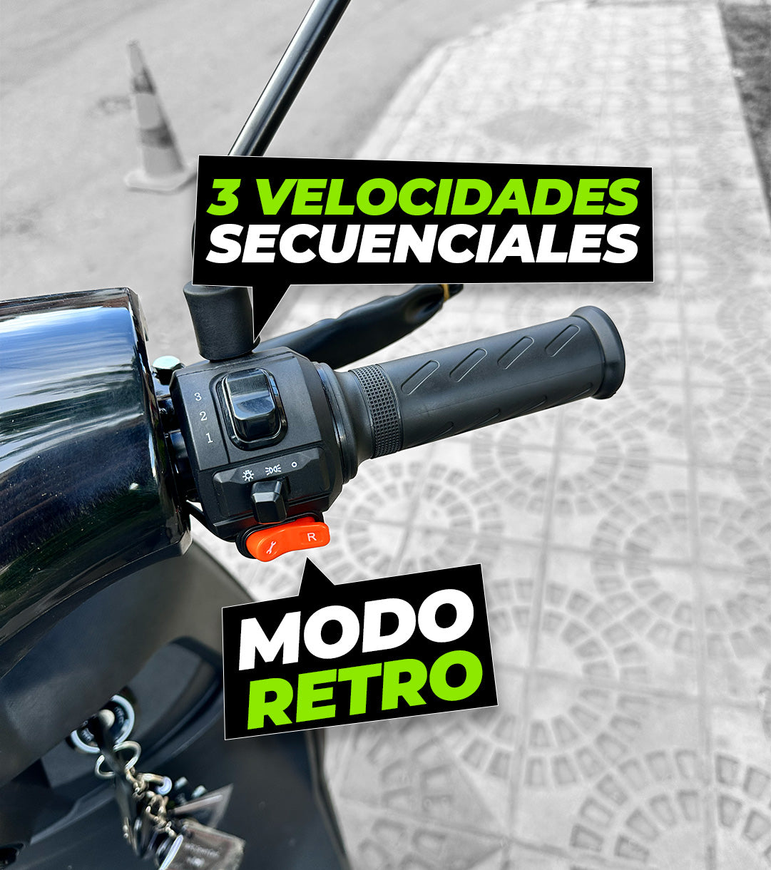 Moto eléctrica Flash 1200W