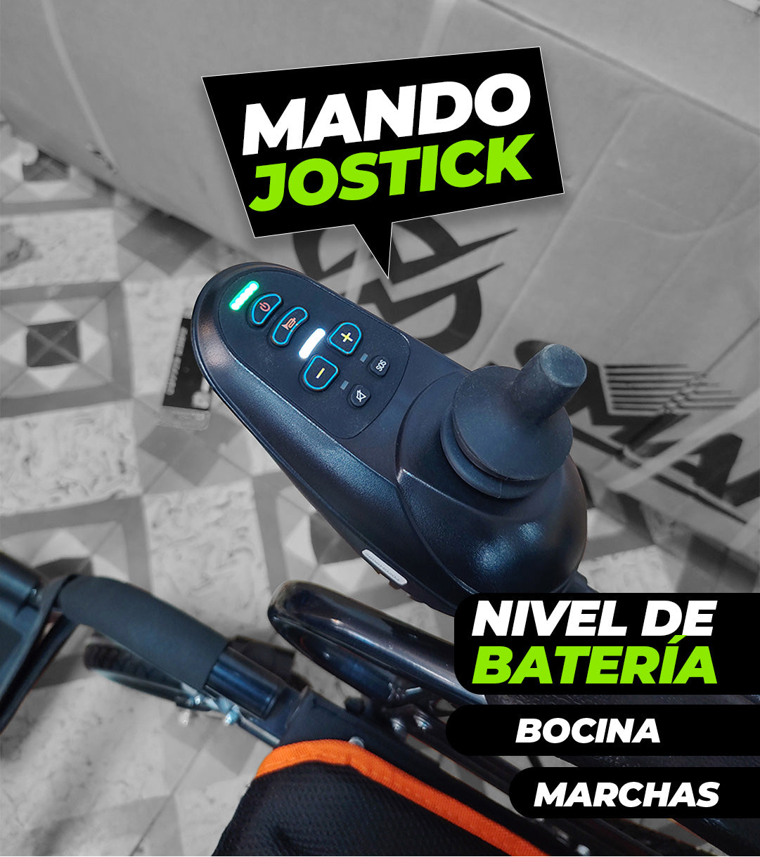 Silla de Ruedas Eléctrica con suspensión